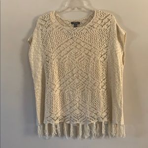 Style & Co boho sweater tank top